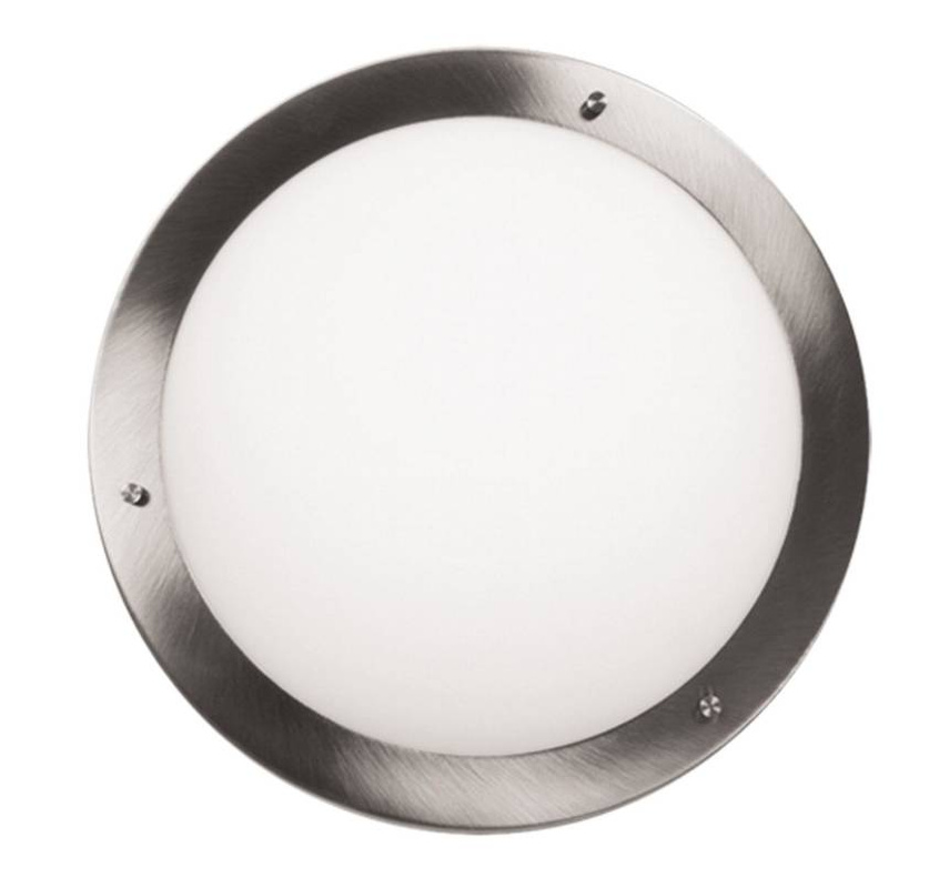 Plafon satyna nikiel lampa do łazienki IP44 40W G9 Aquila