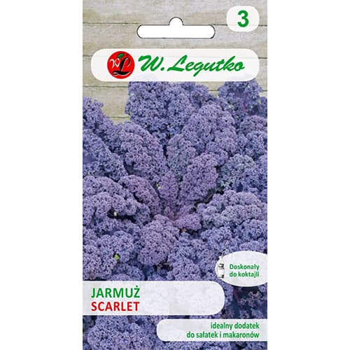 1 szt, Jarmuz Scarlet - Nasiona: Ilość w opakowaniu: 2 g
