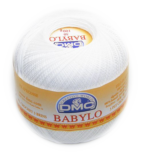 DMC babylo 30 kol. B5200 śnieżna biel 100gr/ 1000mb