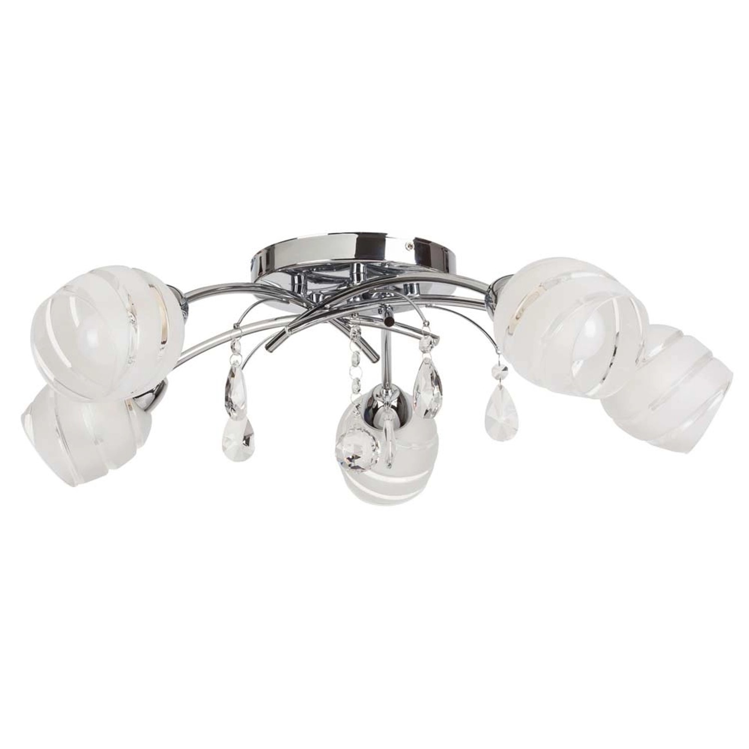 Rabalux Lampa wisząca MELISSA chrom 5x60W E14