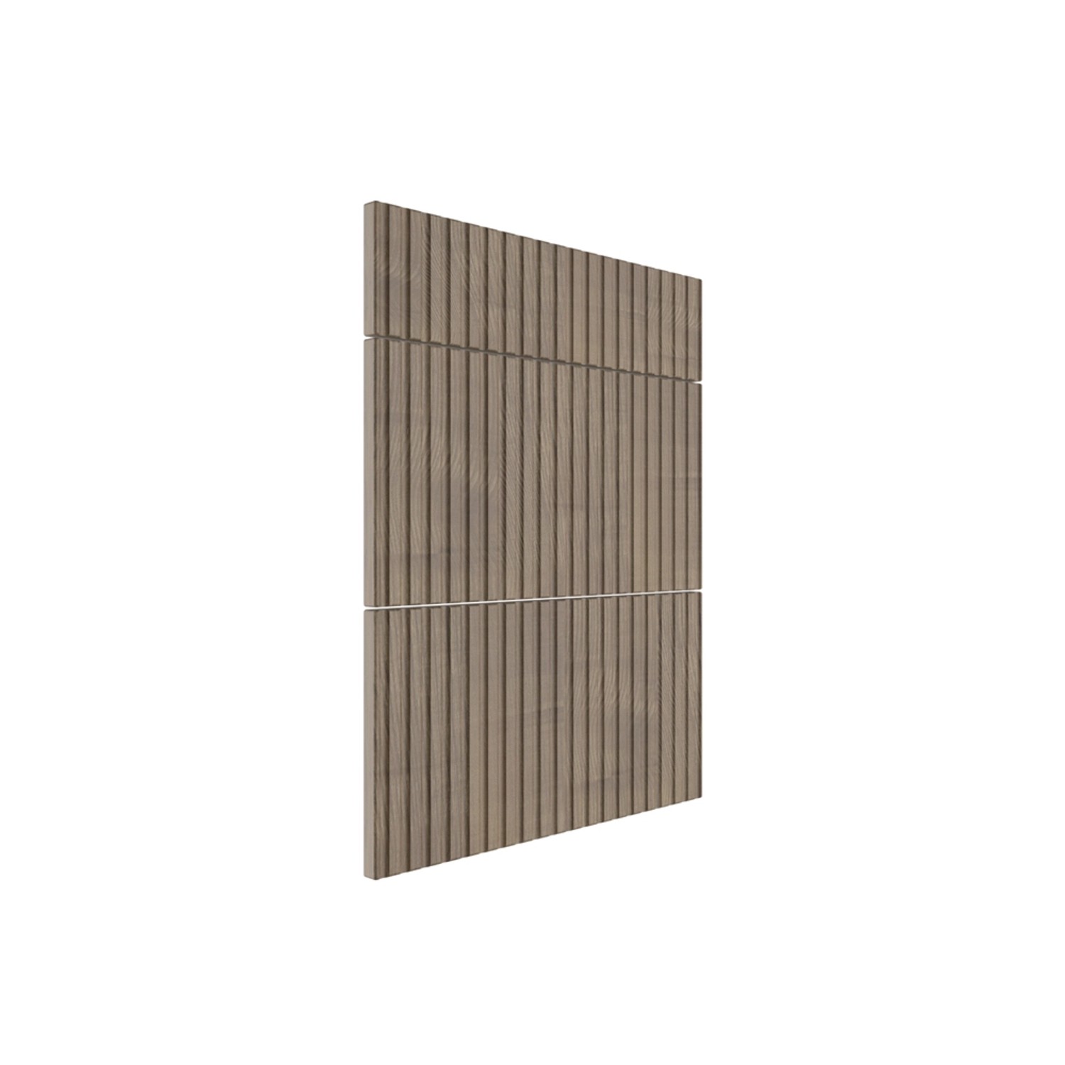 Trzy fronty do szafki z szufladami Casino Royal 50 cm Tobacco mat
