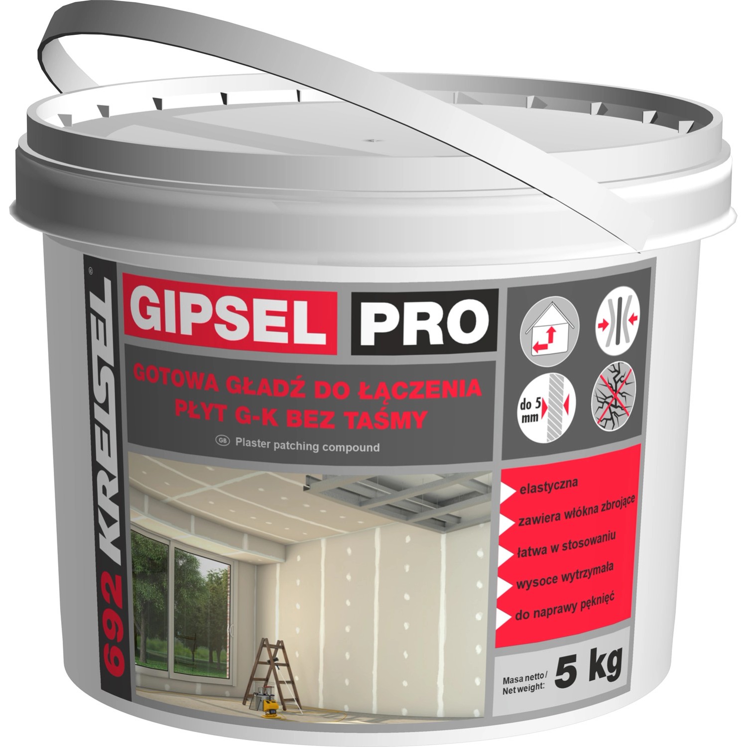 Kreisel Masa do spoinowania płyt GK Gipsel pro 5kg