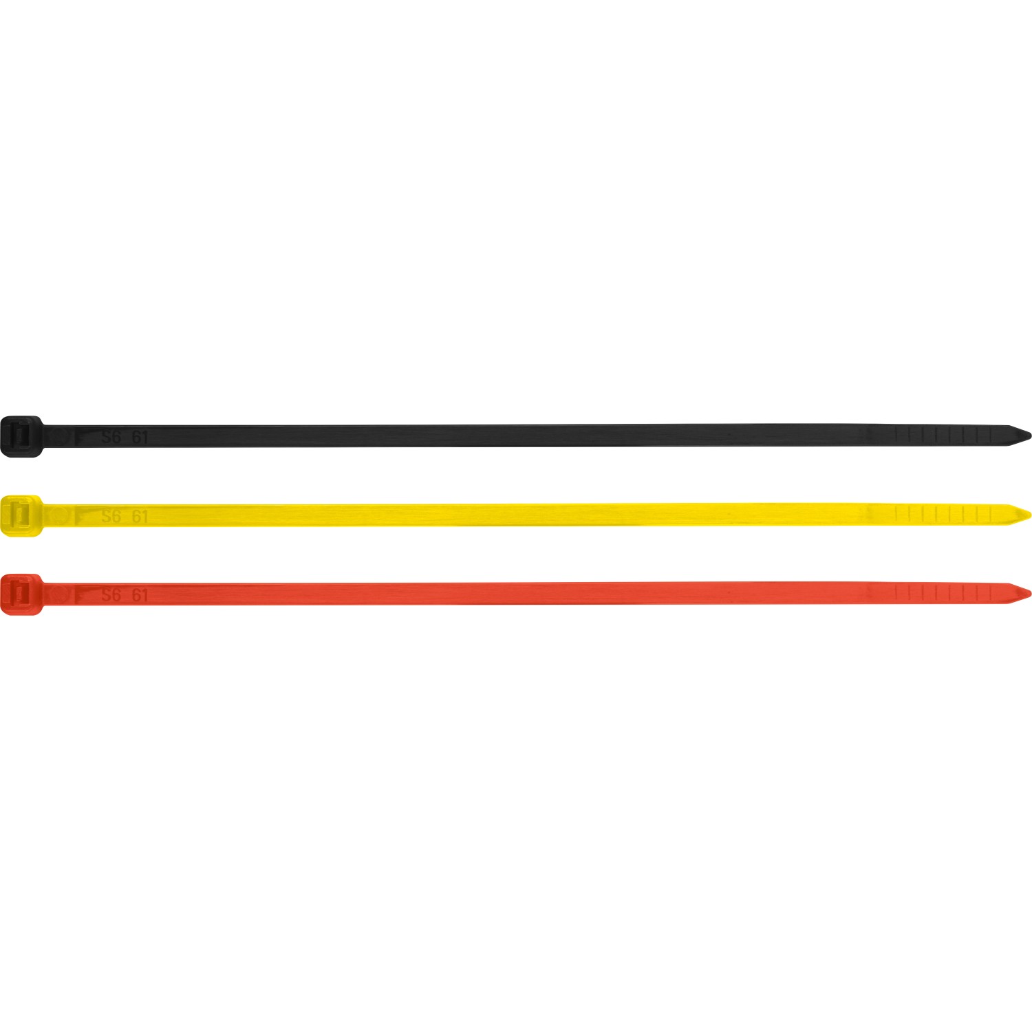 LUX Opaski do kabli kolorowe 3,2 x 150 mm 75 szt.
