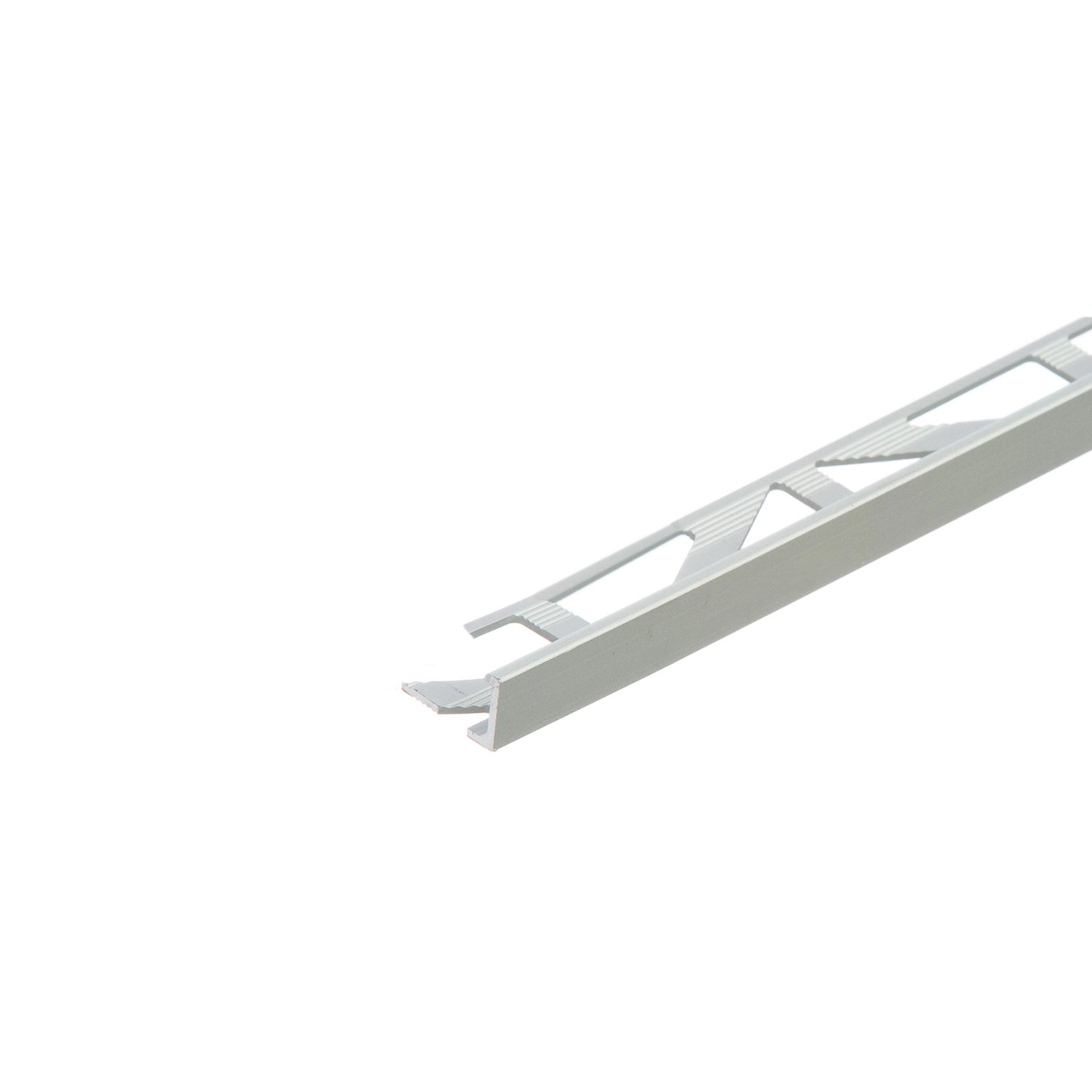 Cezar Profil aluminiowy do glazury narożny srebrny mat 8x1x3000mm