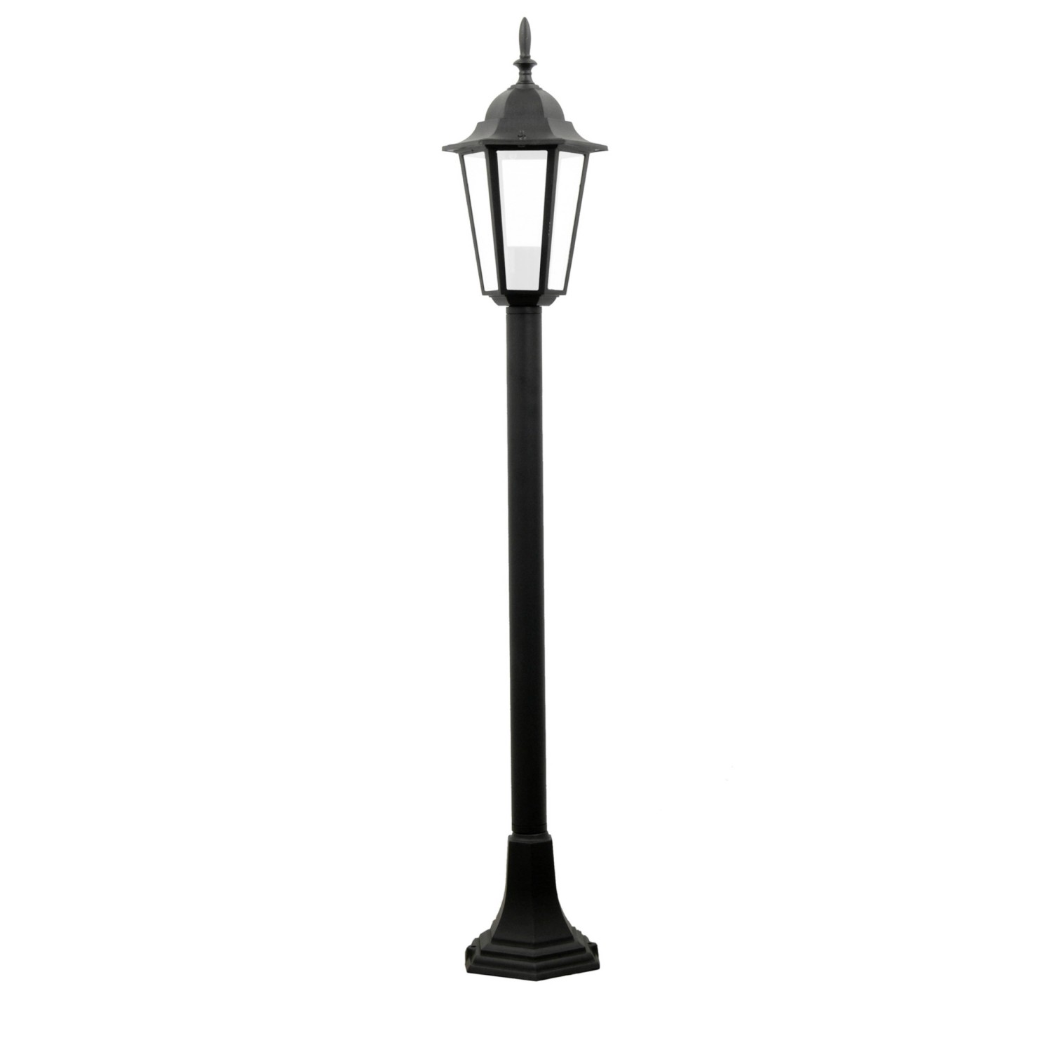 Polux Słupek zewnętrzny wysoki LIGURIA aluminium czarny 1xE27