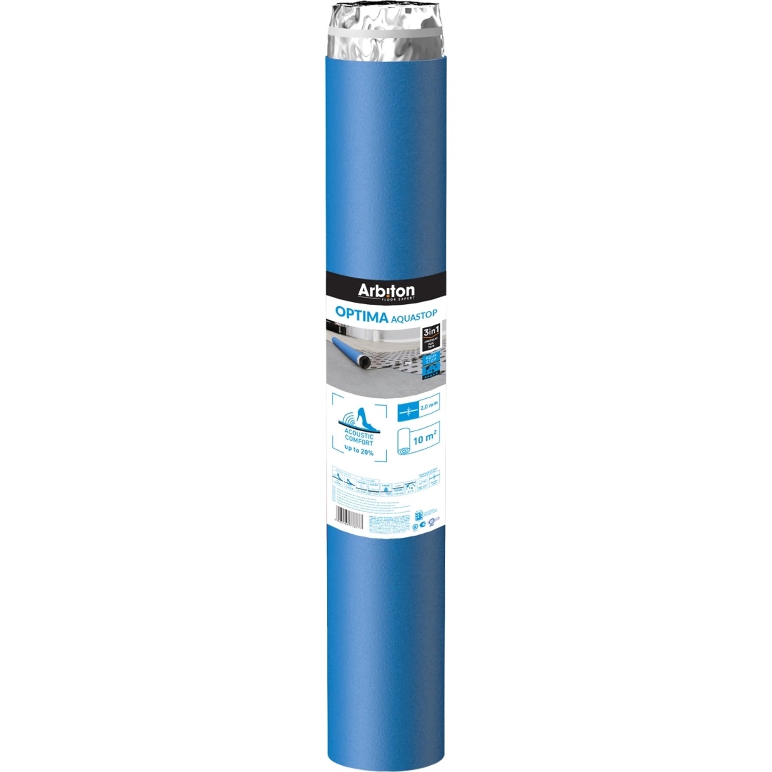 Arbiton Podkład Podłogowy Optima Aquastop 2 mm