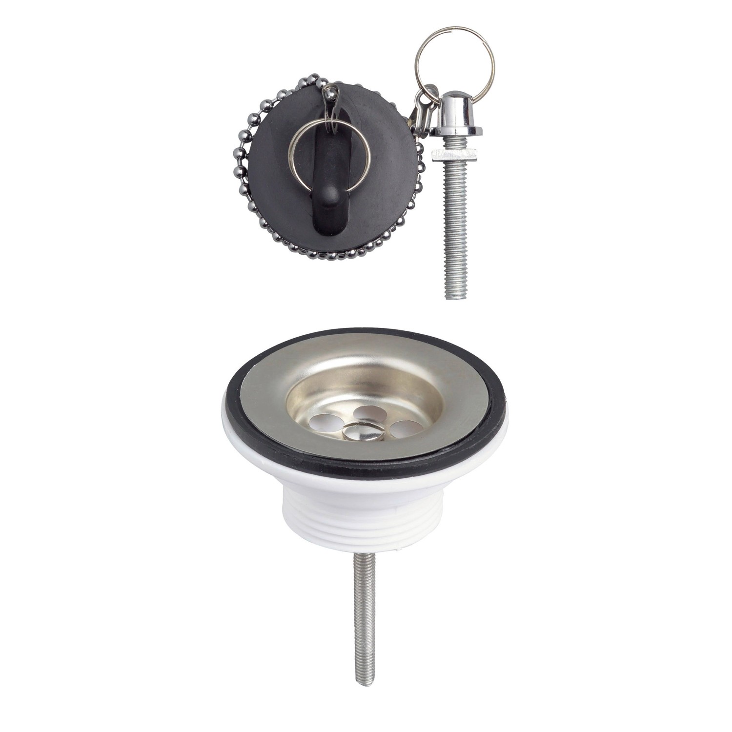 Wirquin Spust umywalki 1 1/4" z korkiem