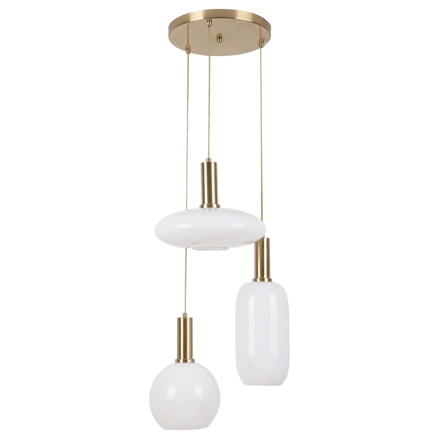 Rabalux Lampa wisząca Sinopia 3x60W E27 złota