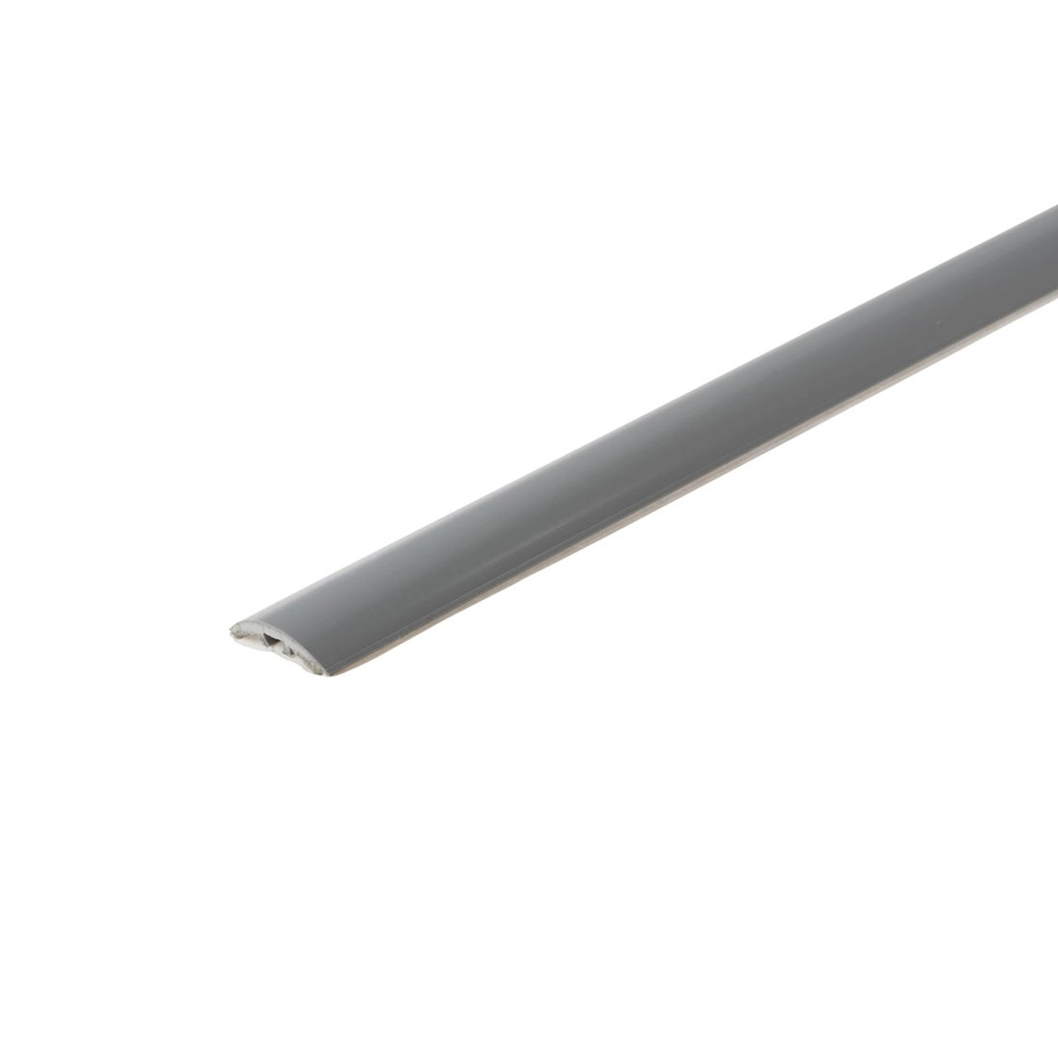 Cezar Profil podłogowy wciskany PCV szer. 30 mm dł. 0,9 m szary
