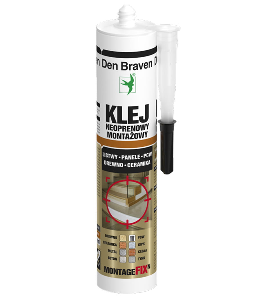 DEN BRAVEN KLEJ DREWNO NEOPRENOWY MONTAGEFIX-N 300