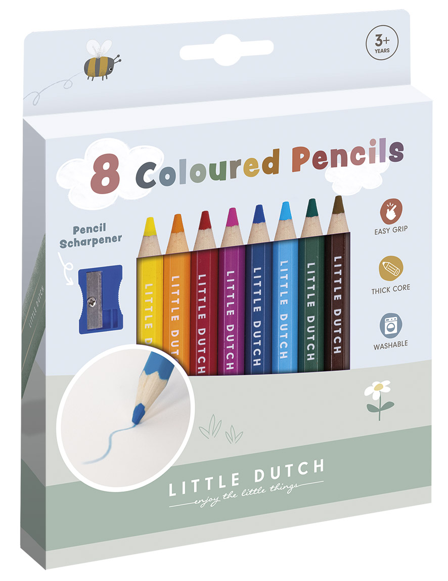 Little Dutch, Kredki 8 sztuk