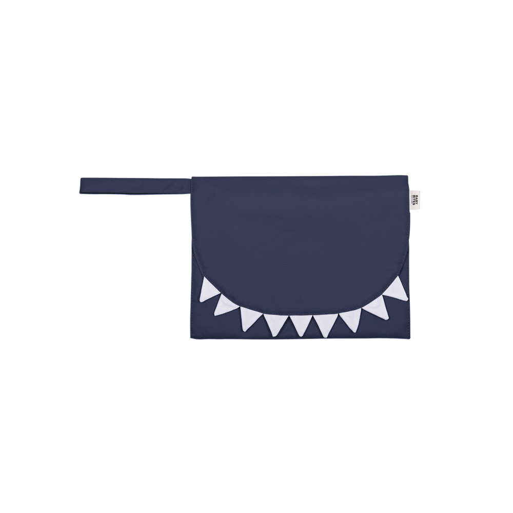 Baby Bites, Przewijak podróżny Shark Navy Blue