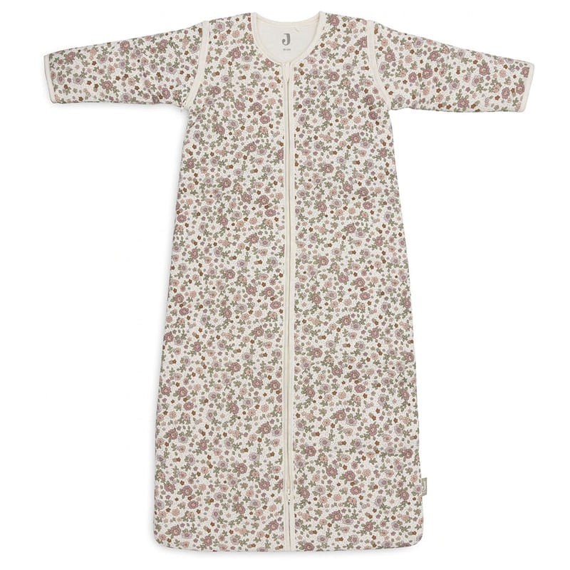 Śpiworek niemowlęcy całoroczny z odpinanymi rękawami RETRO FLOWERS 90 cm Jollein BBTB