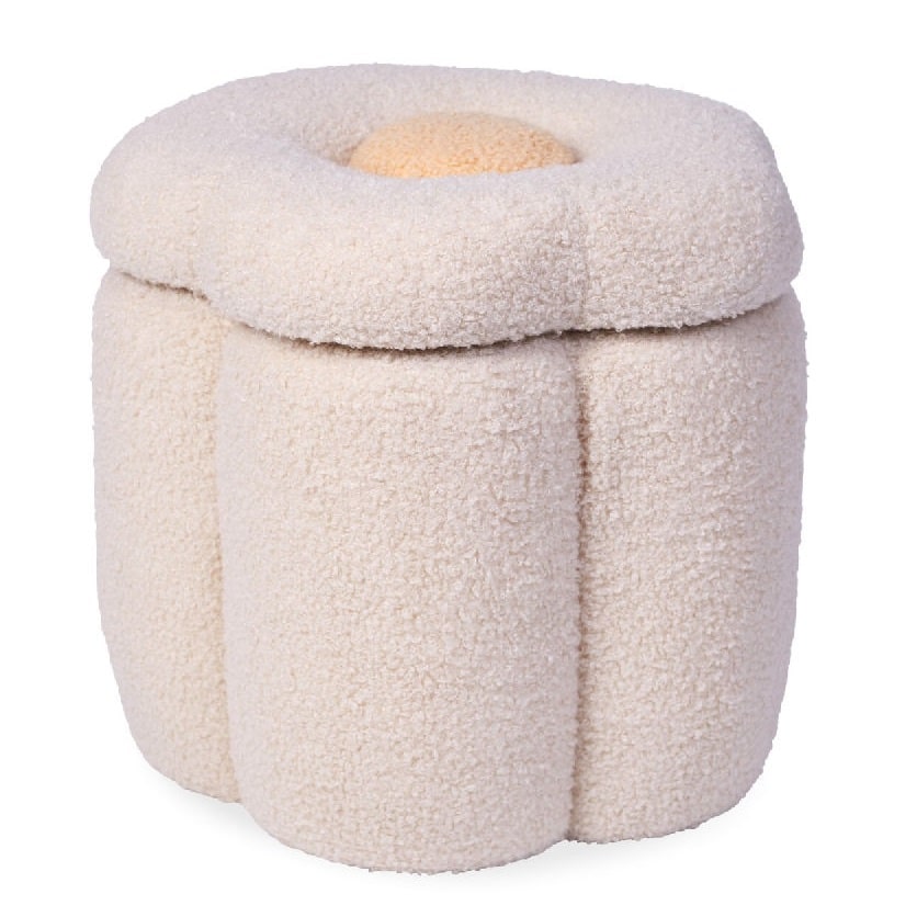 Childhome pufa otwierana boucle Stokrotka