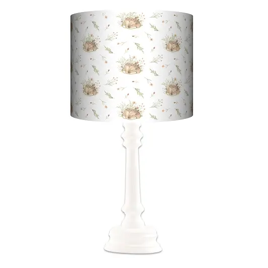 Lampa stojąca QUEEN Leśne Sarenki - kolor podstawy do wyboru FL - biały