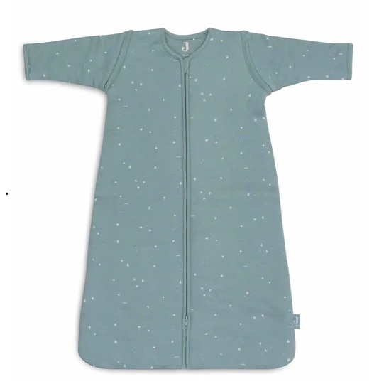 Śpiworek niemowlęcy całoroczny z odpinanymi rękawami TWINKLING WILD GREEN 90 cm Jollein BBTB