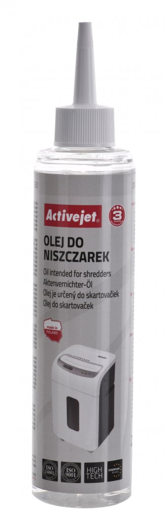 Olej do niszczarek Activejet ASO-250, 250ml