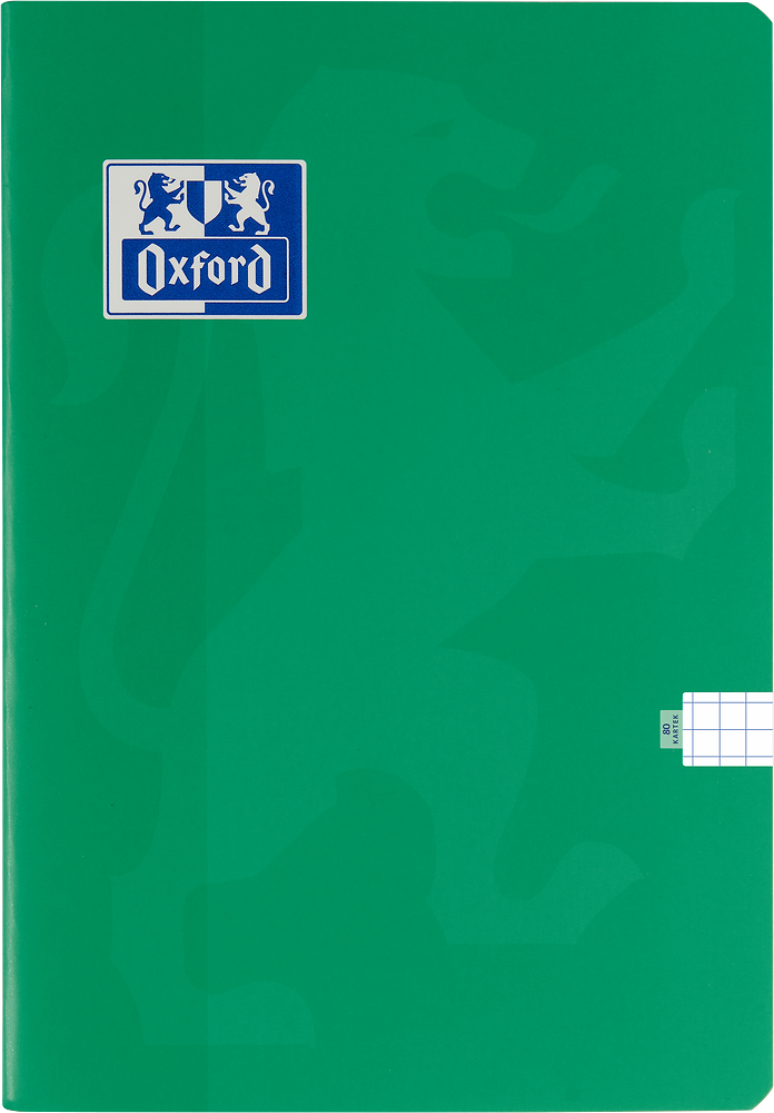 Zeszyt w kratkę Oxford Esse, A5, miękka oprawa, 80 kartek, mix kolorów