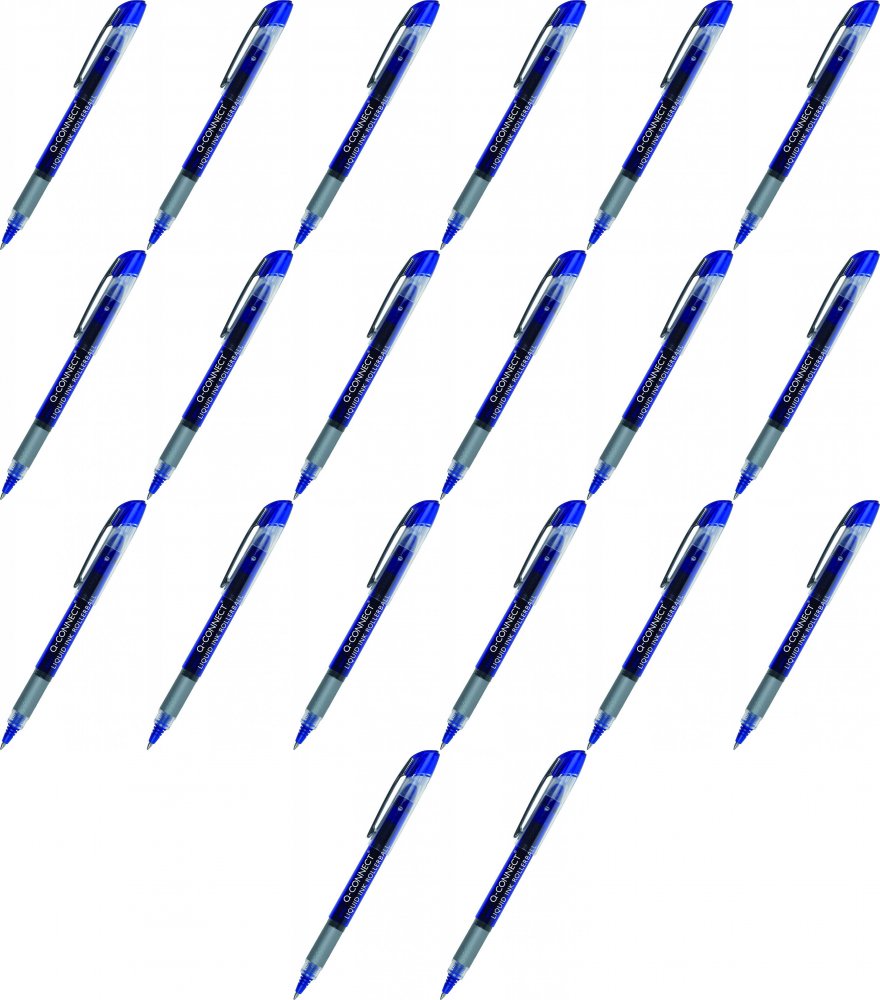 20x Pióro kulkowe Q-Connect, 0.7mm, niebieski
