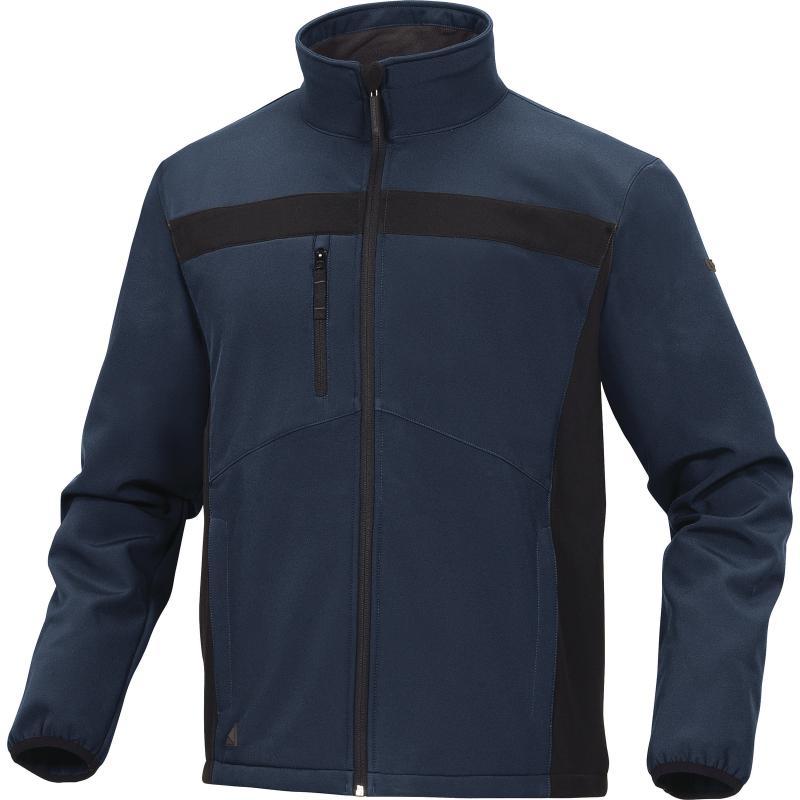 Bluza softshell Delta Plus Lulea2, rozmiar XL, granatowo-czarny