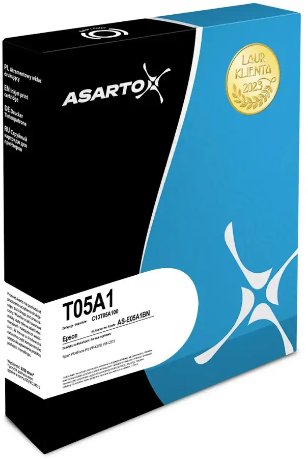 Tusz Asarto AS-E05A1BN (T05A1, C13T05A100), 440ml, 20000 stron, black (czarny)