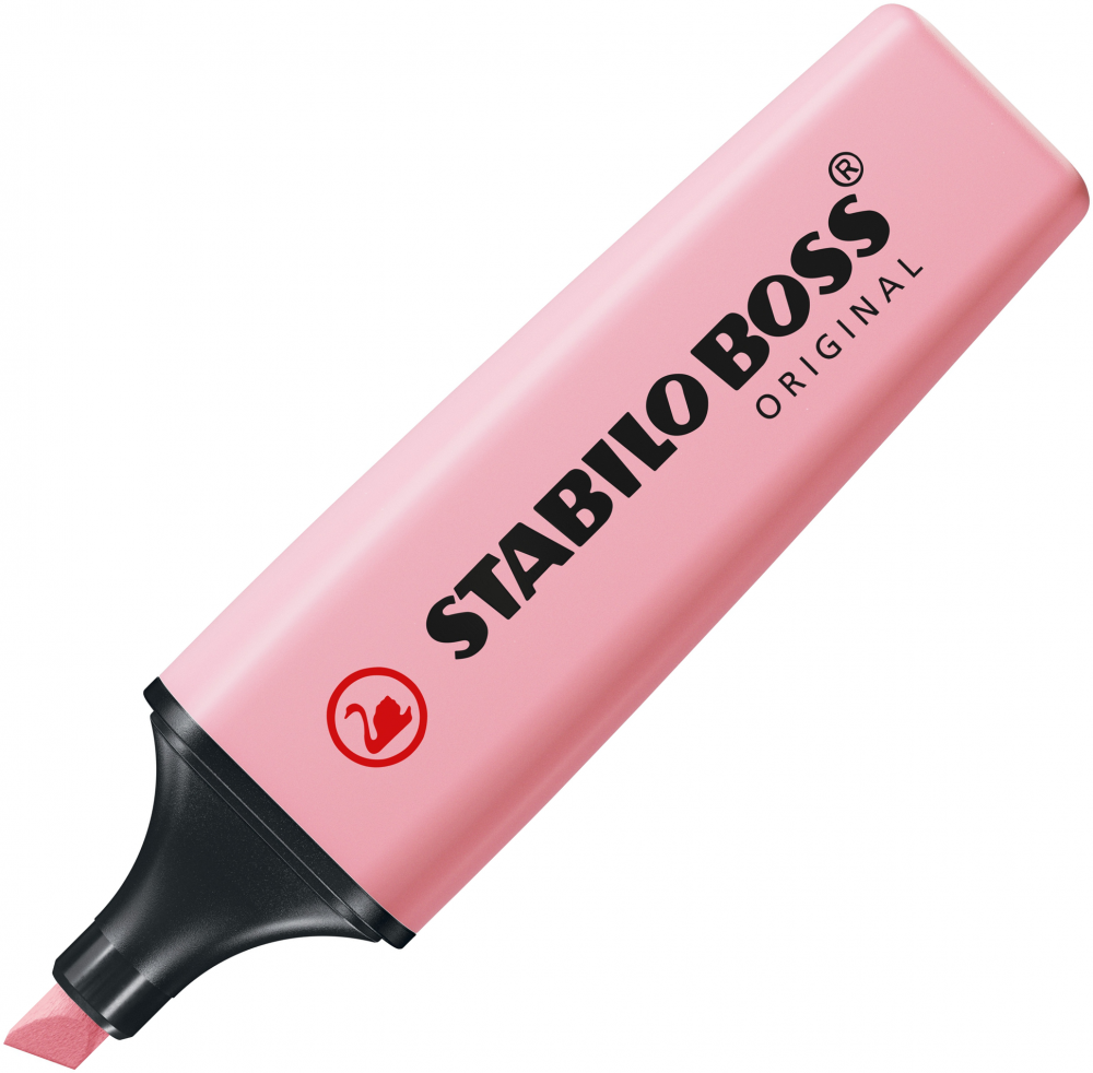 Zakreślacz Stabilo Boss Original 70/129, ścięta, pastelowy różowy