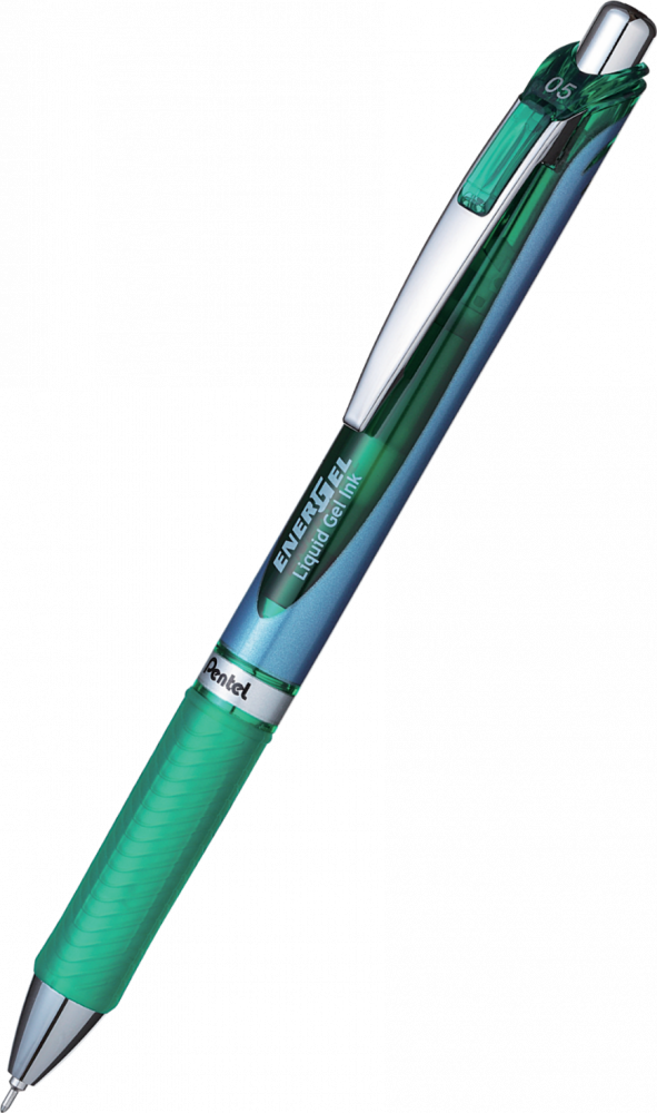 Pióro kulkowe automatyczne Pentel, EnerGel BLN-75, 0.5mm, zielony