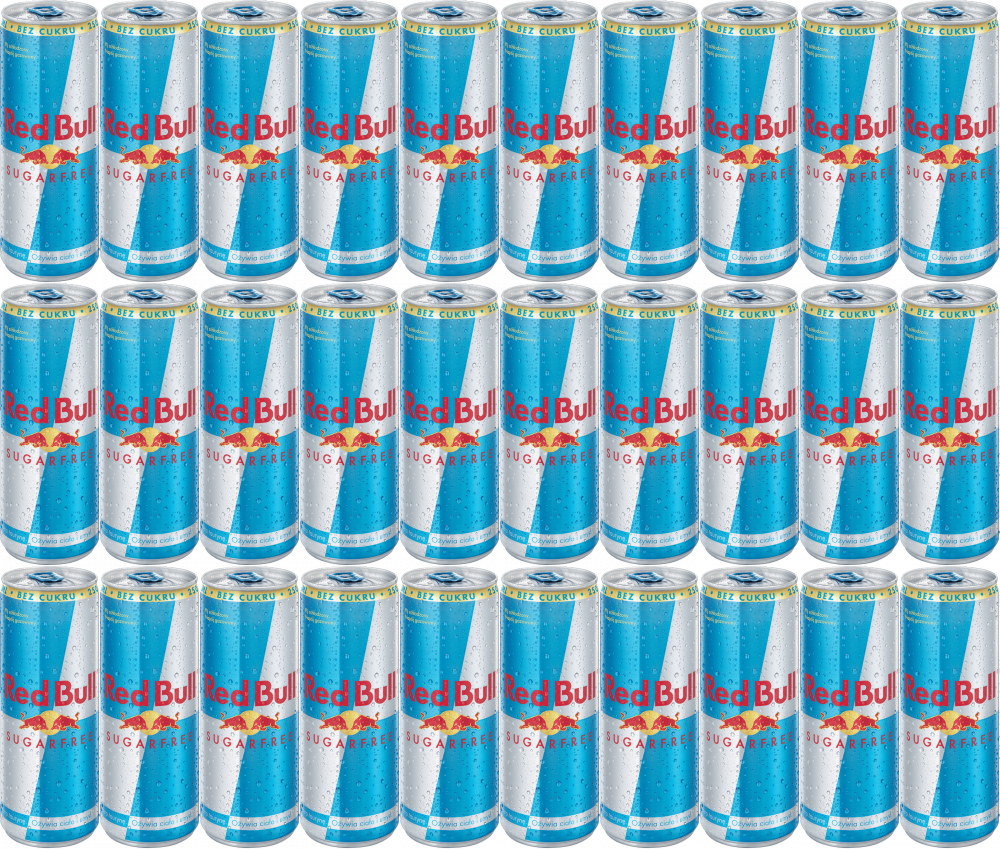 48x Napój energetyczny Red Bull, bez cukru, 250ml