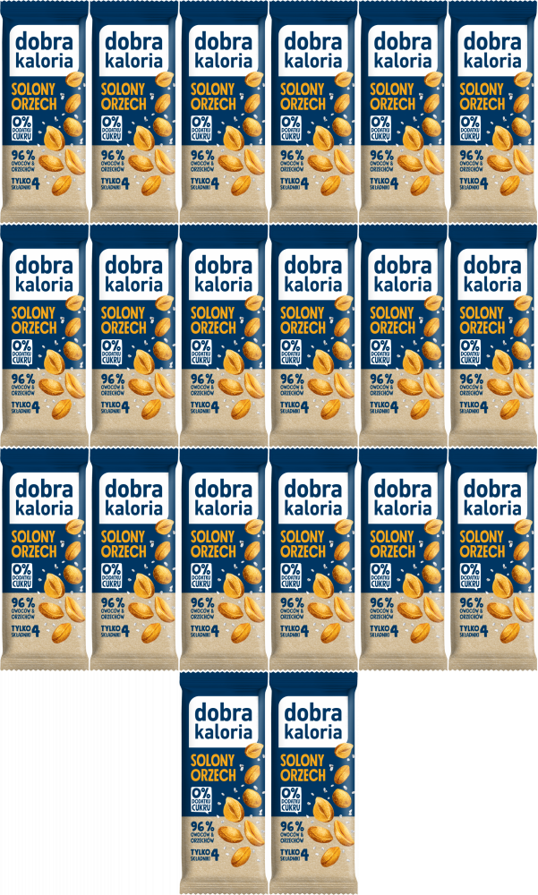 20x Baton Dobra Kaloria, solony orzech, 35g