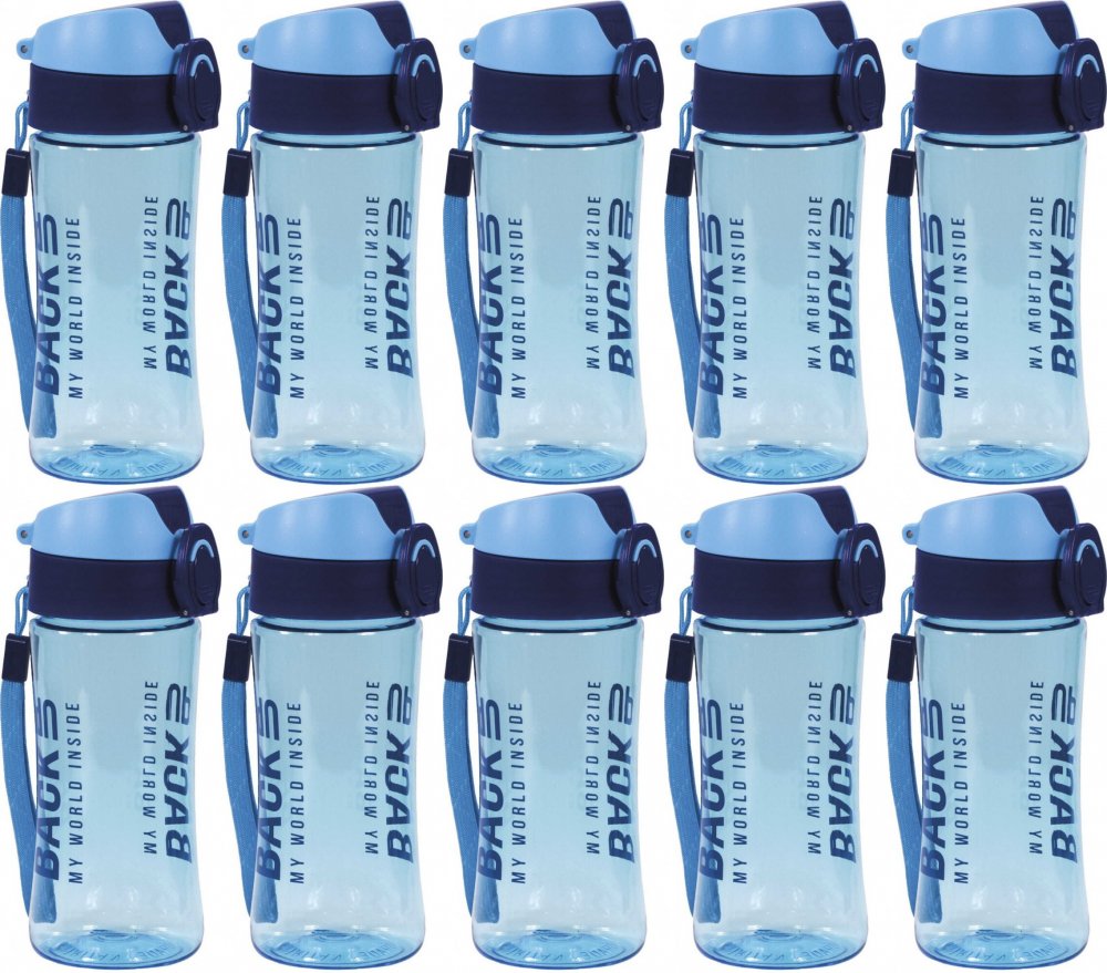 10x Bidon BackUP 6, model A 58, 400ml, niebieski