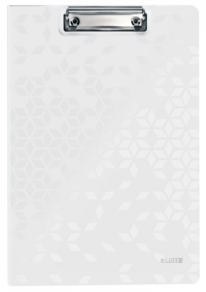 Clipboard Leitz Wow, z okładką, A4, biały