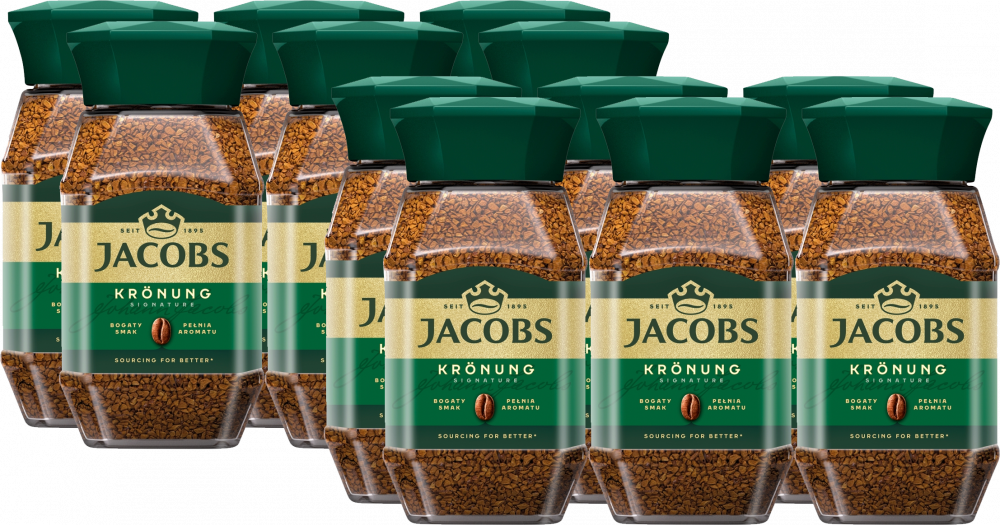 12x Kawa rozpuszczalna Jacobs Kronung, 100g