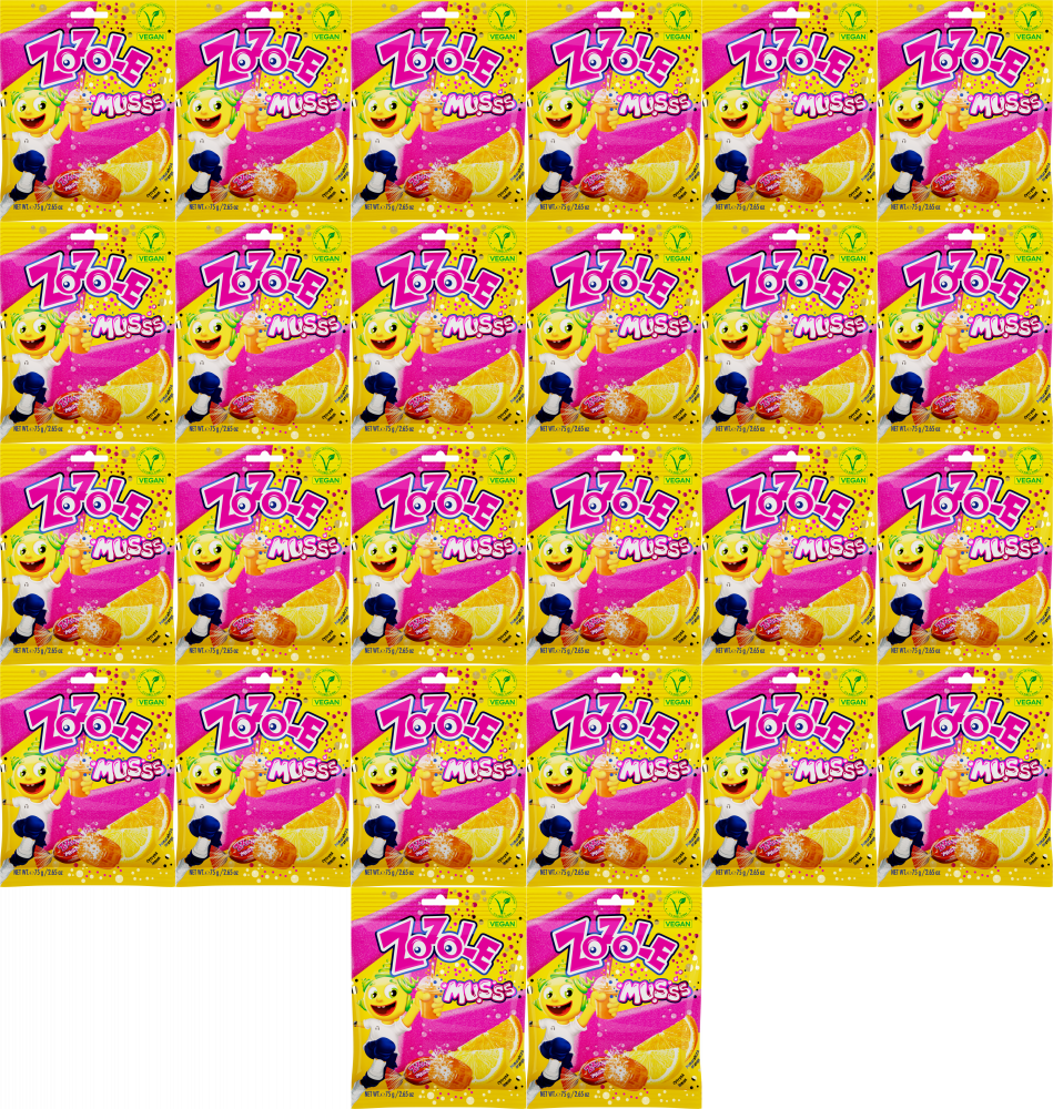 26x Cukierki Mieszko Zozole, cytryna/pomarańcza, 75g