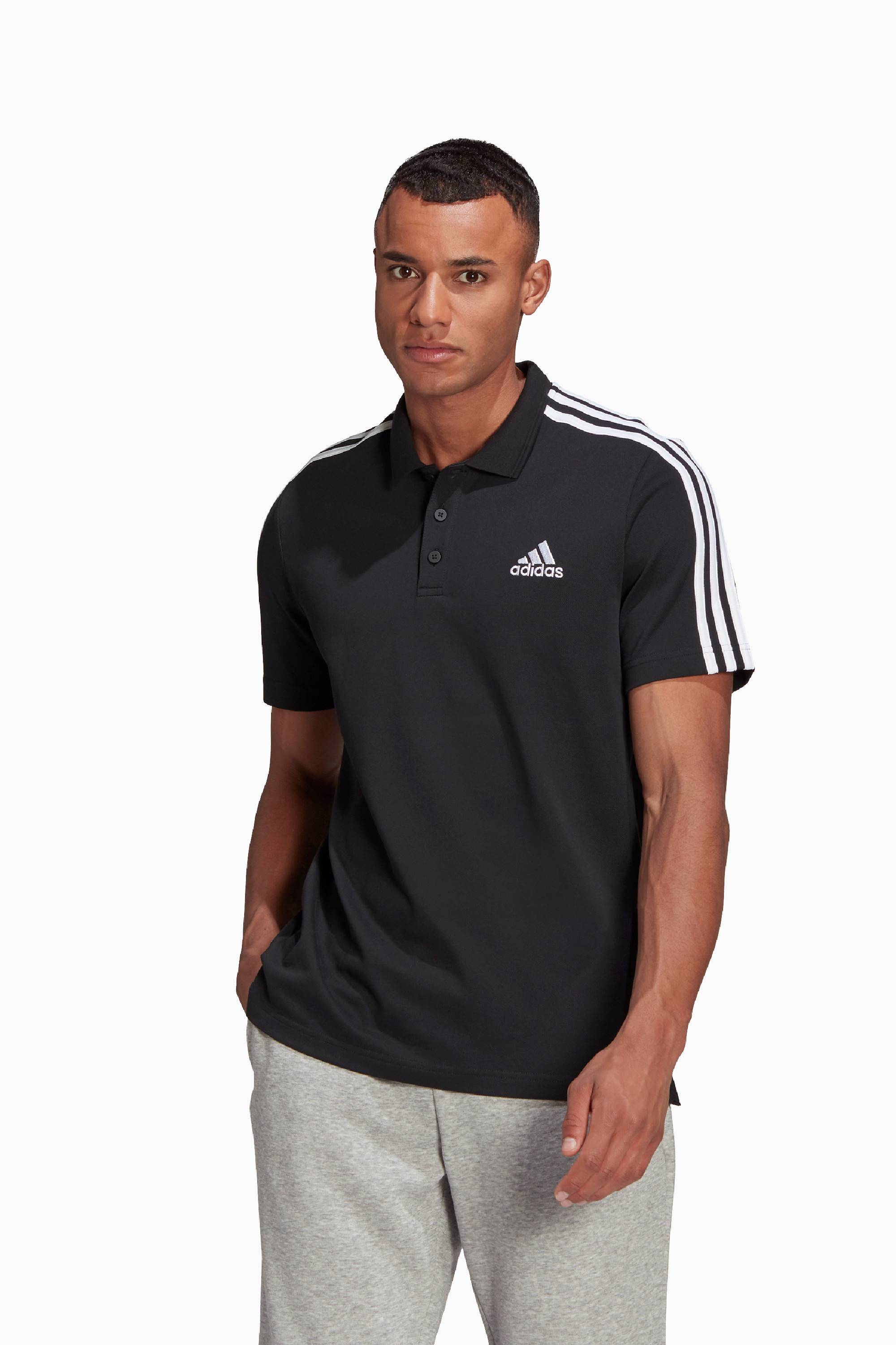 Koszulka adidas Designed To Move 3-S Polo - Czarny