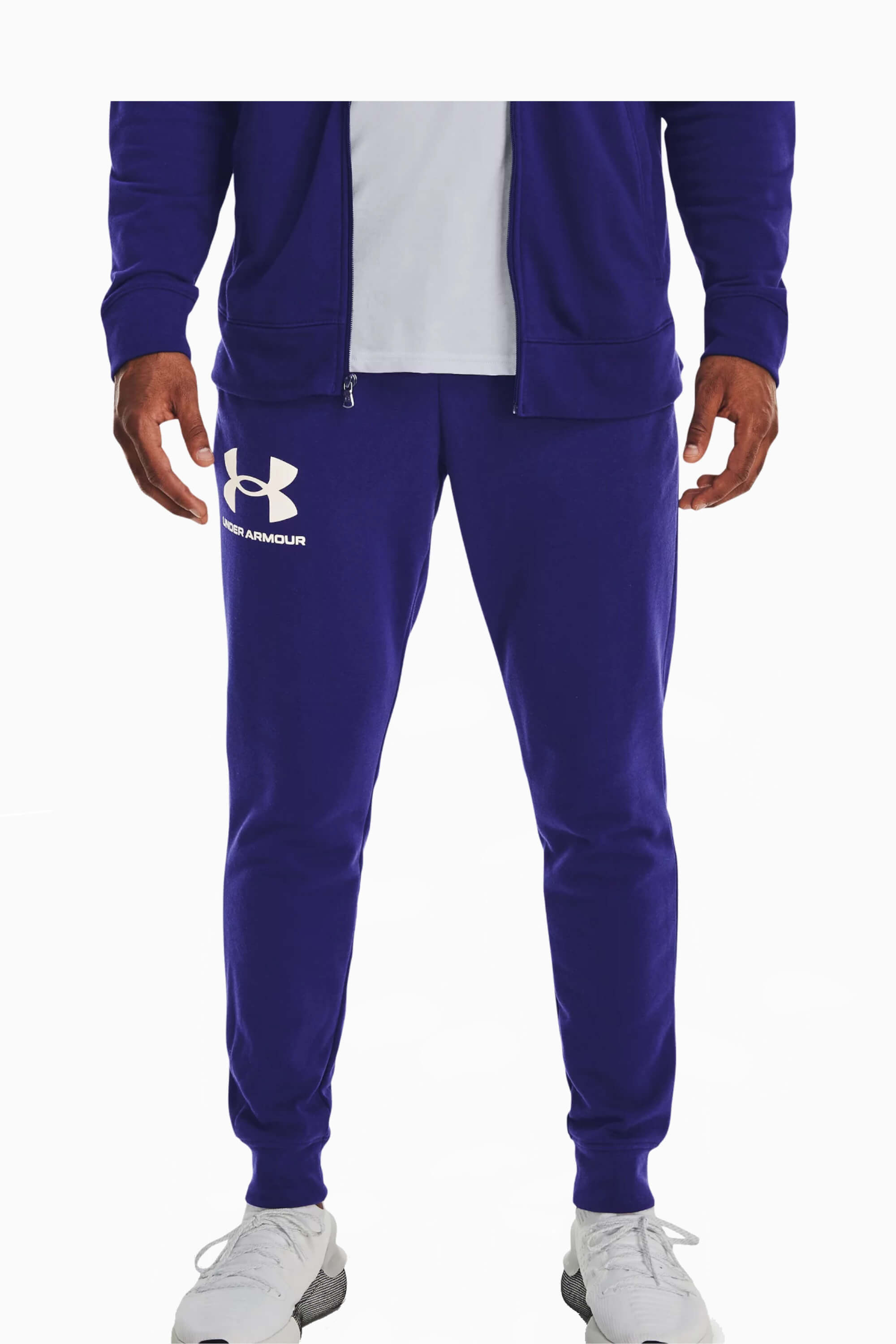 Spodnie Under Armour Rival Terry Jogger - Niebieski