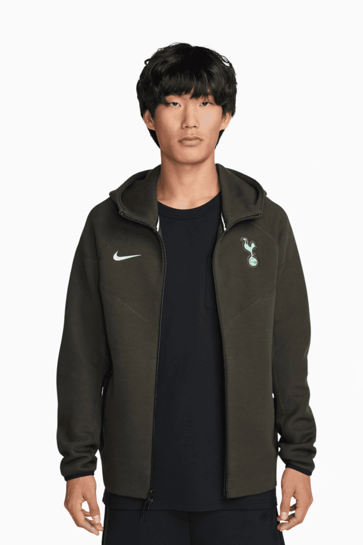 Bluza z kapturem Nike Tottenham Hotspur 24/25 Tech Fleece Windrunner - Zielony