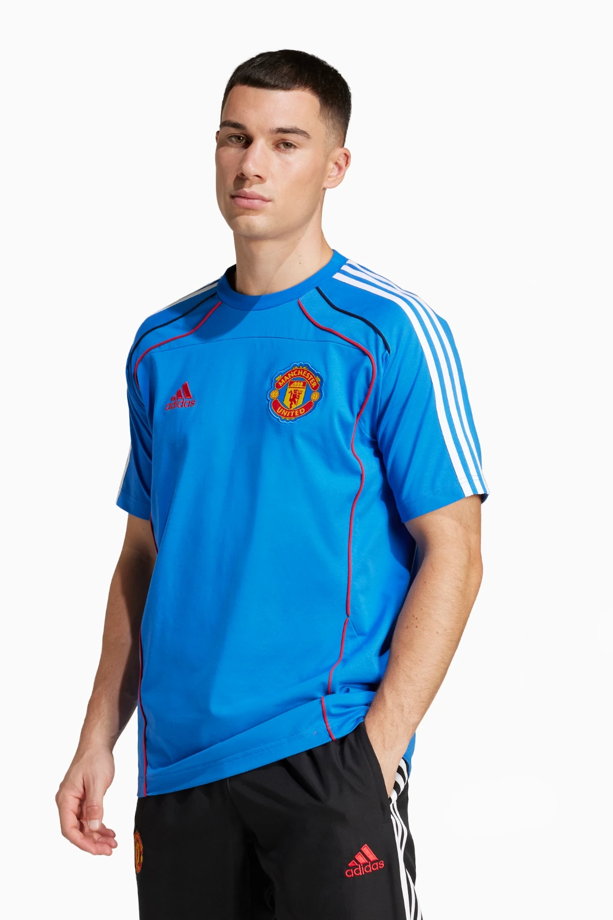 Koszulka adidas Manchester United 24/25 Urban Purist Tee - Niebieski