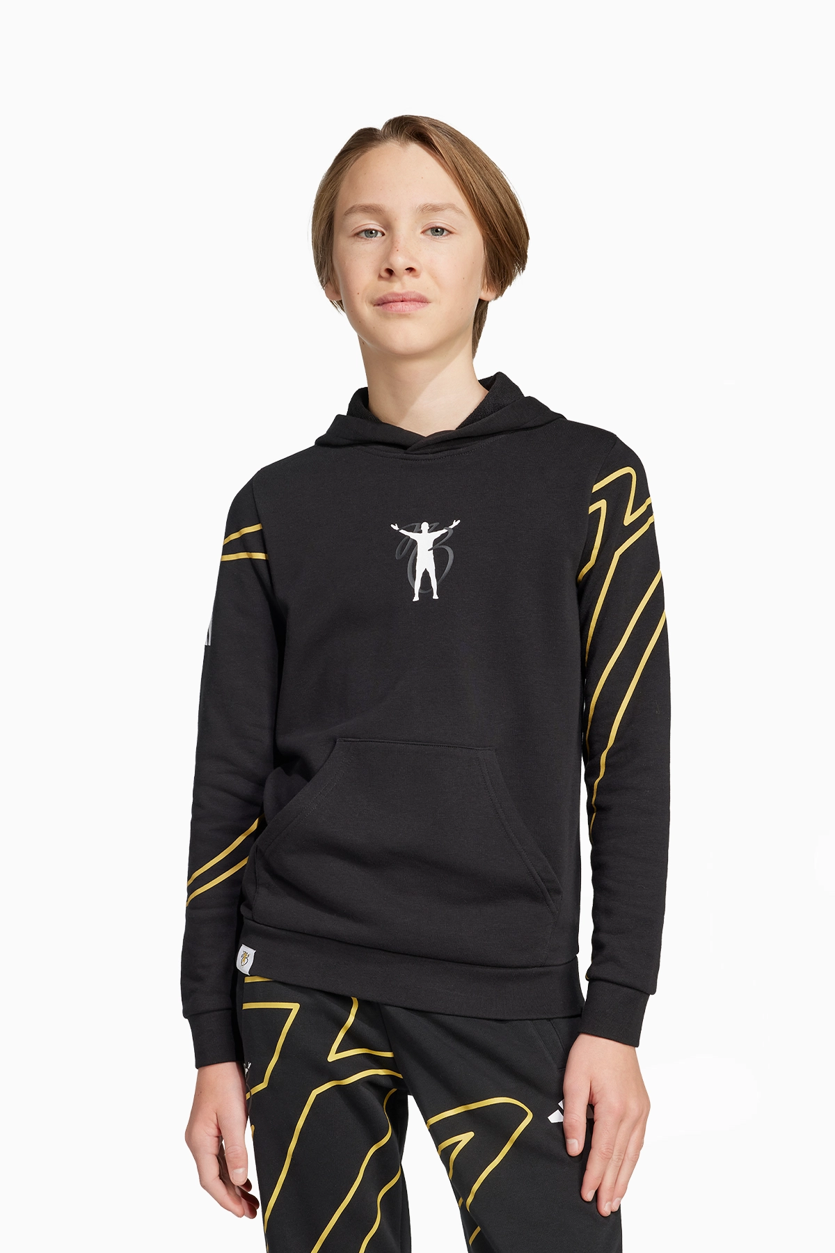 Bluza z kapturem adidas Jude Bellingham Culturewear Junior - Czarny