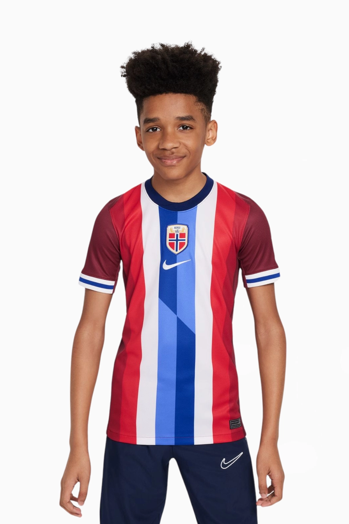 Koszulka Reprezentacji Norwegii Nike 2024 Domowa Stadium Junior - Multikolor