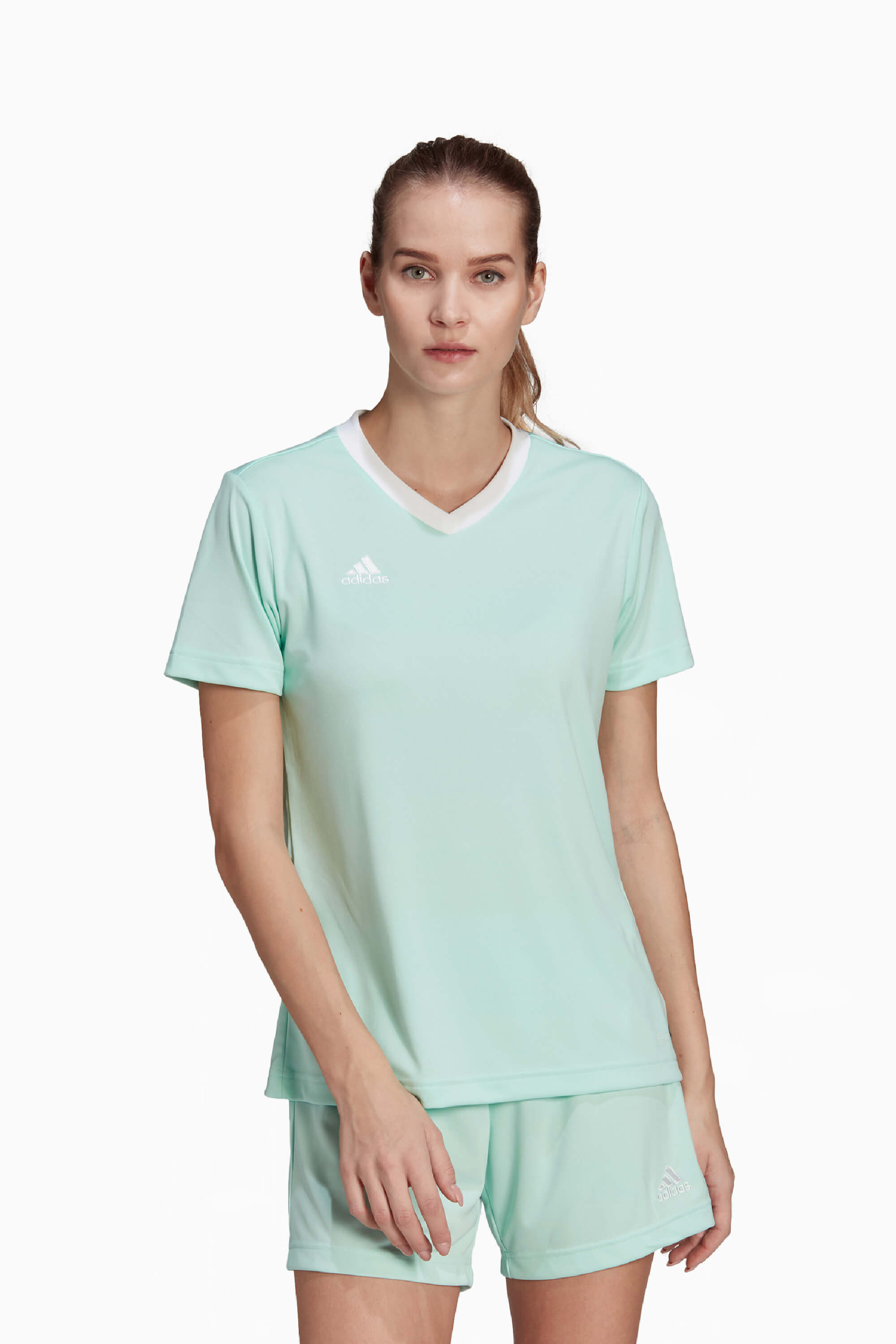 Koszulka adidas Entrada 22 Damska - Miętowy