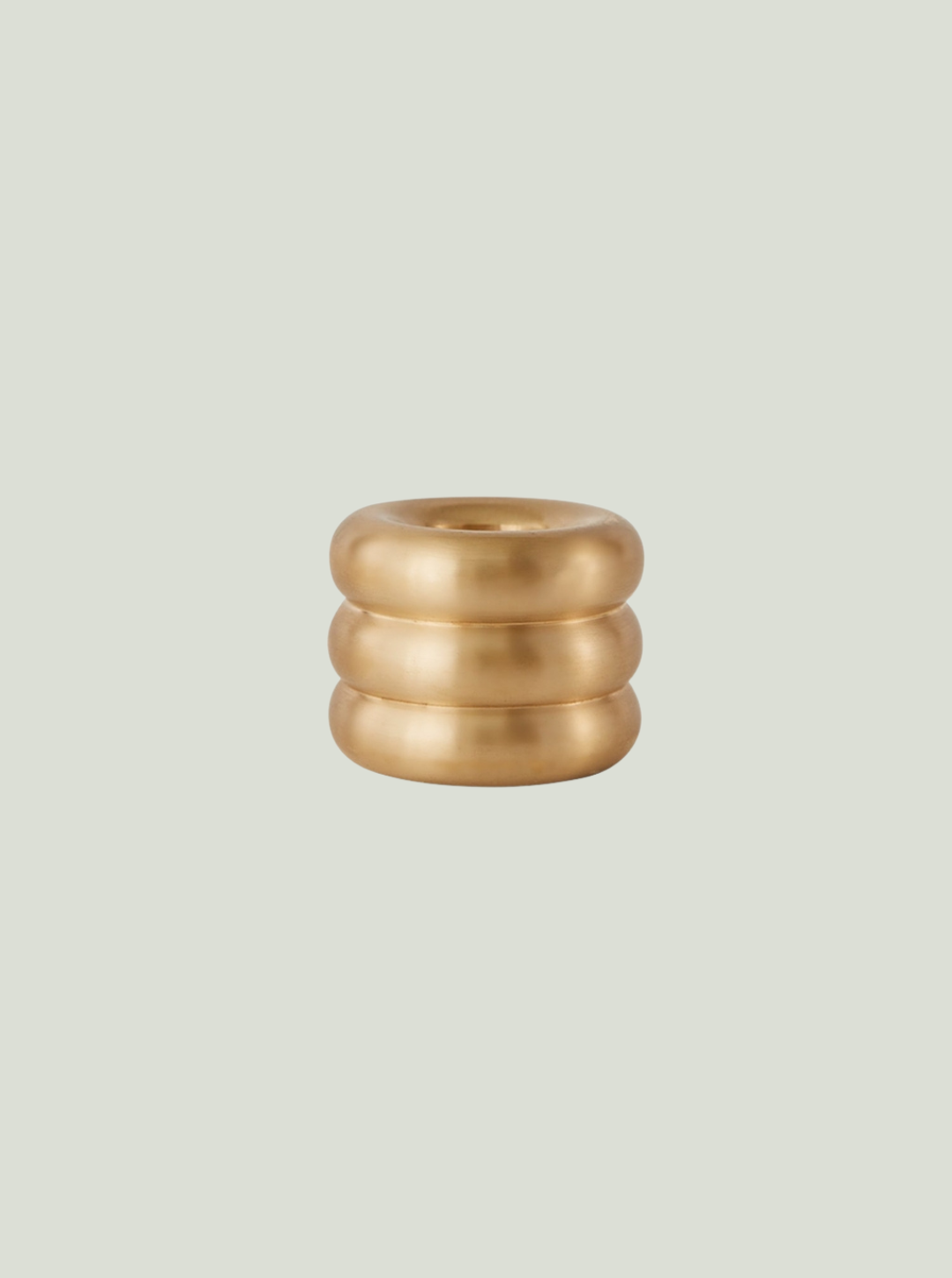 Świecznik Savi Brushed Brass z litego mosiądzu OYOY Living