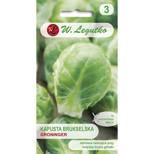 1 szt, Rosenkohl Groninger - Samen: Ilość w opakowaniu: 1 g