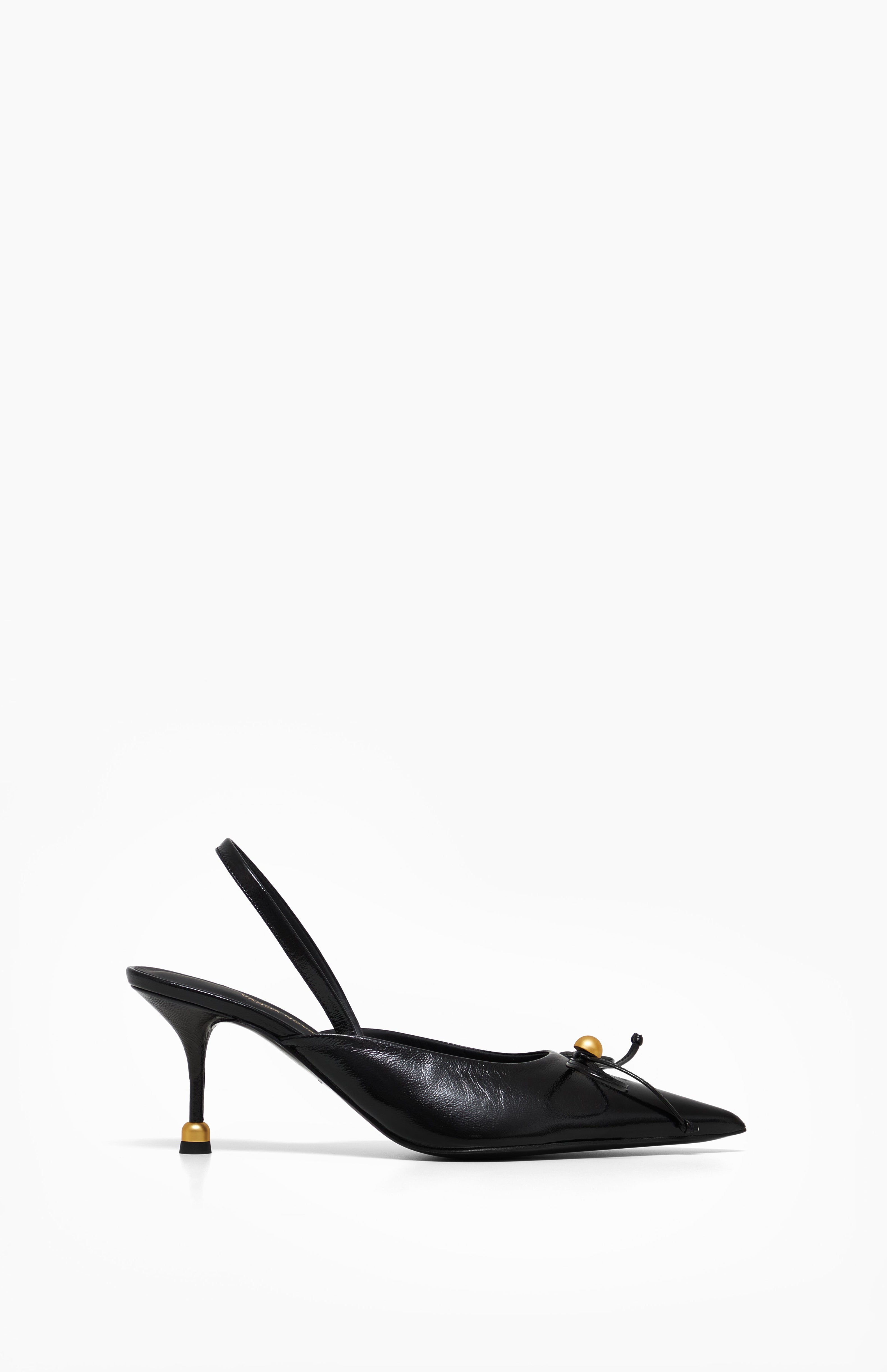 Szpilki damskie BELLA WET BLACK 40 - Vanda Novak
