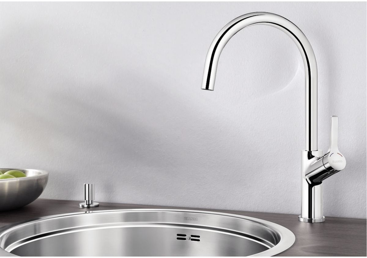 Blanco Carena bateria kuchenna stojąca chrom 520766