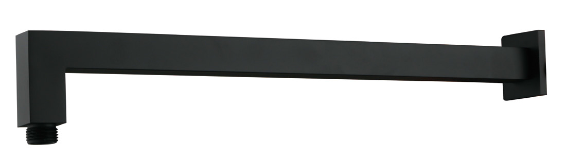 Laveo Kvadrato ramię deszczownicy 34,7 cm ścienne czarne NWQ755K