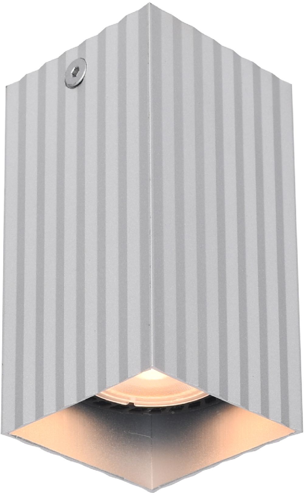 Italux Tecno lampa podsufitowa 1x10 W aluminium CLN-37492-S-ALU