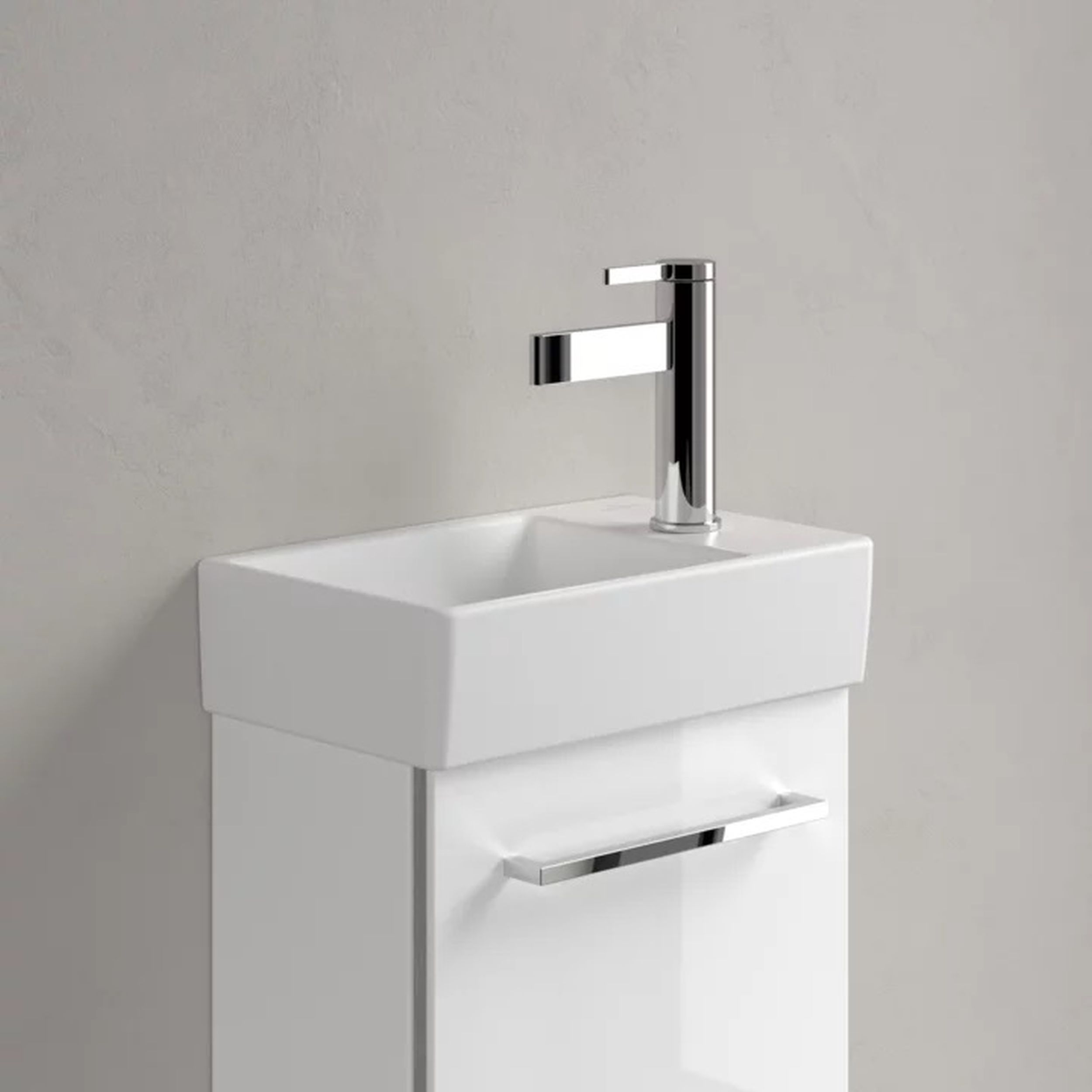 Villeroy & Boch Avento umywalka 36x22 cm prostokątna ścienna-meblowa biała 43003LRW
