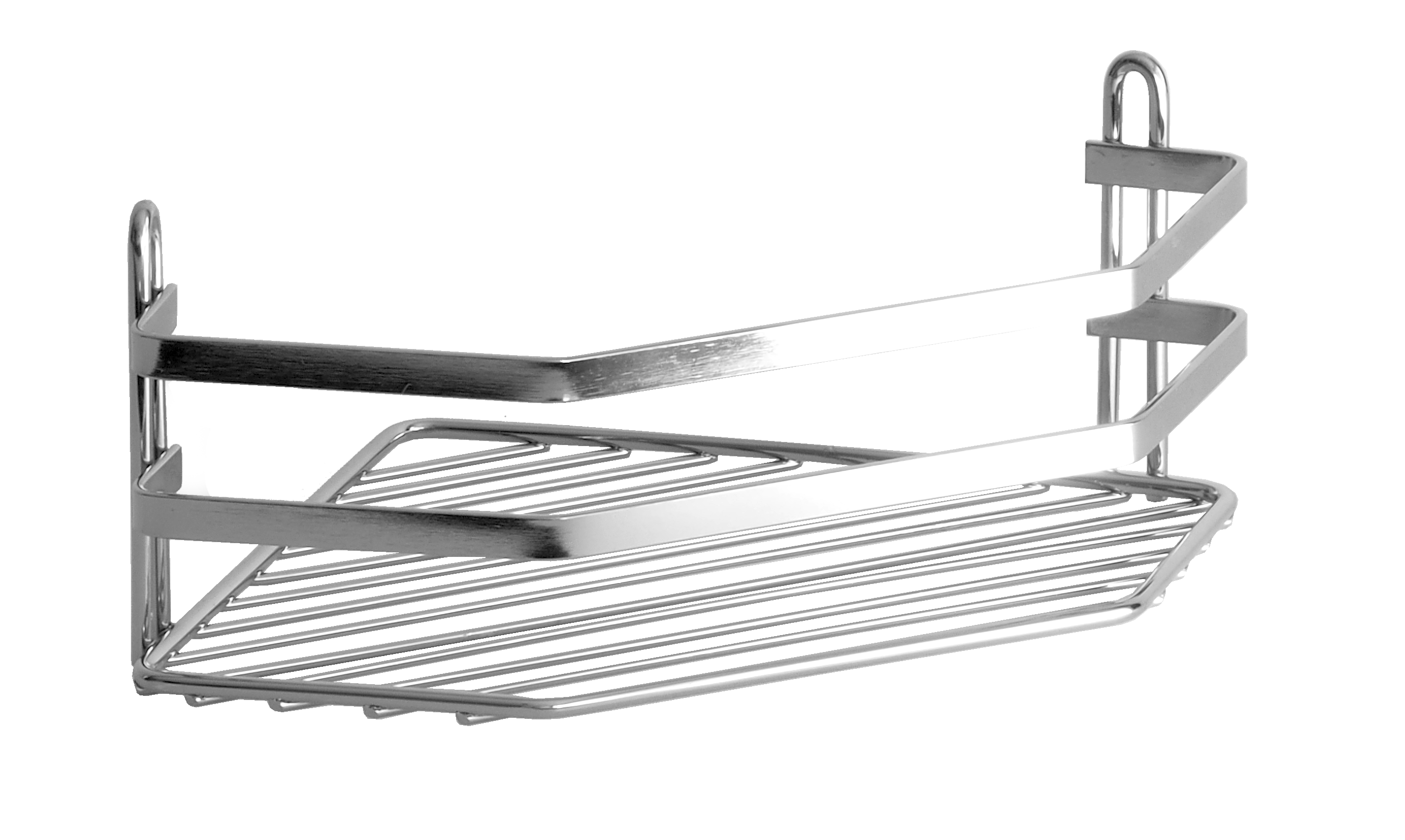 Hyggli Inox półka prysznicowa 27x20x10 cm narożna stal 50-113