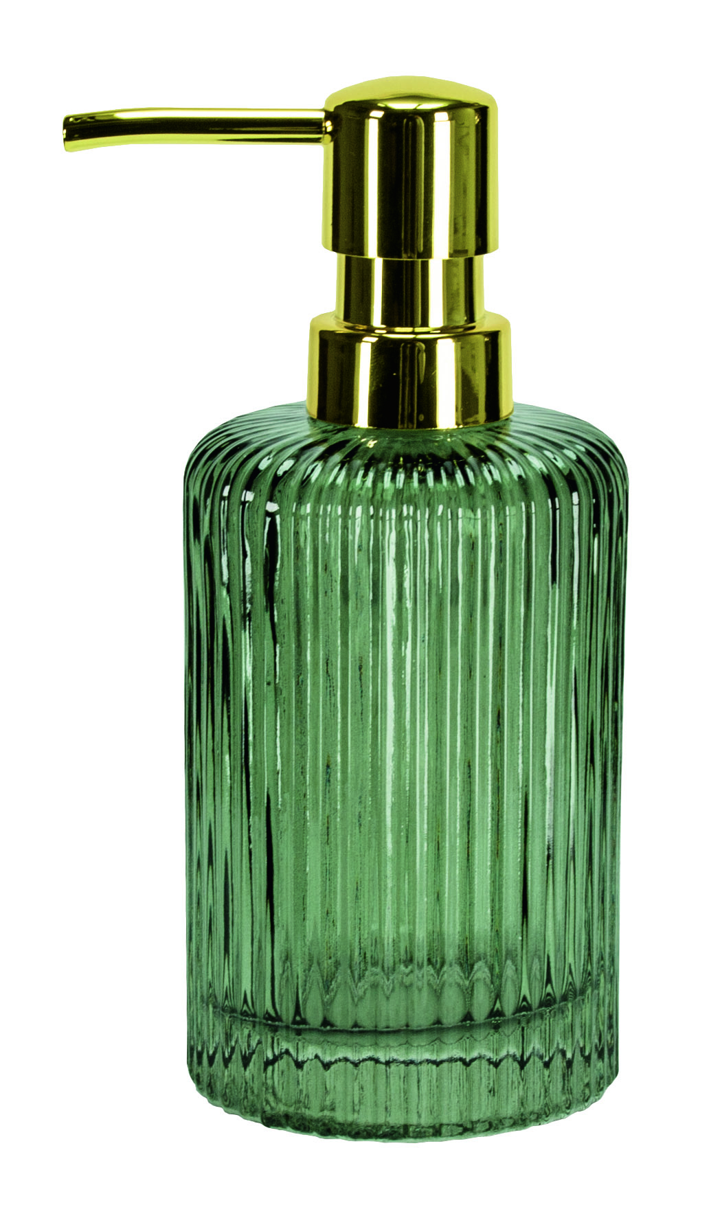 Kleine Wolke Antoinette dozownik do mydła 250 ml stojący złoty/szkło zielone 8034606854 - Wysyłka w 24h