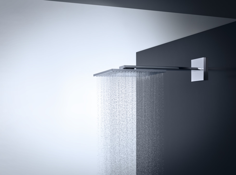 Axor ShowerSolutions deszczownica 30 cm kwadratowa z ramieniem ściennym chrom 35318000